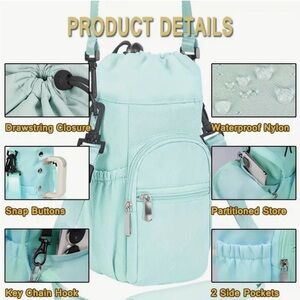 NEW Light Blue (up to) 40oz Tumbler Travel Bag